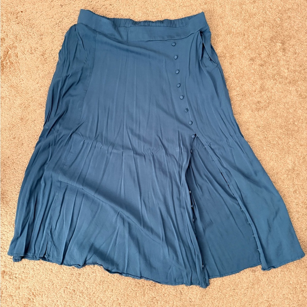 Torrid Blue A-Line Skirt